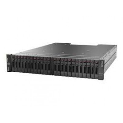 Lenovo ThinkSystem DS6200 SFF SAS Dual Controller Unit - Hard drive array - 24 bays (SAS-3) - SAS 12Gb/s (external) - rack-mountable - 2U